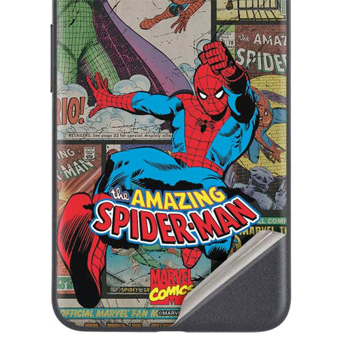 Marvel Classic Comics Amazing Spider-Man Collage Google Pixel 4a 5G Skin